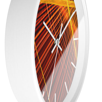 Joanna Brighton - Spring Force, Abstractly - Wall Clock