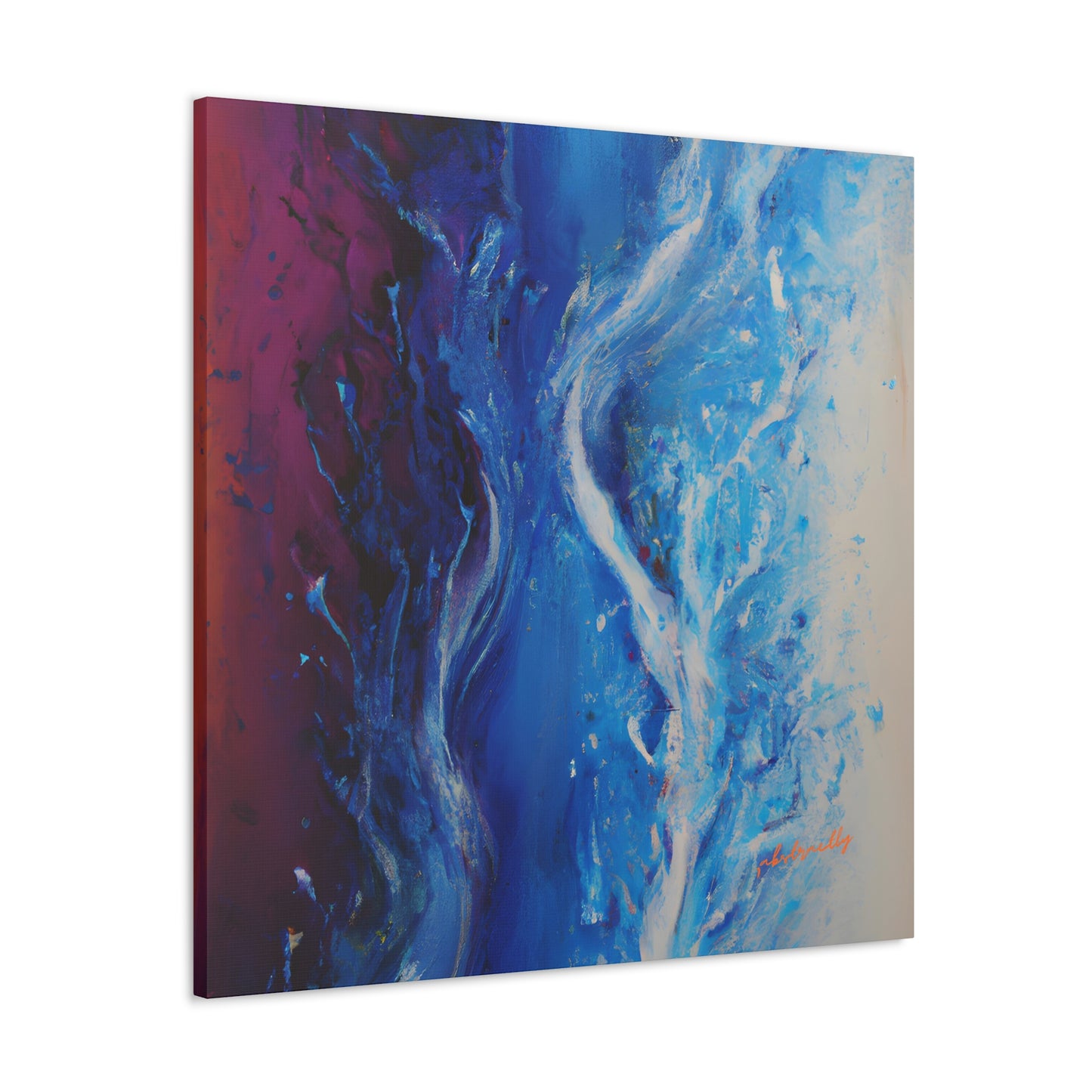 Cerulean Acidum - Chemistry, Abstractly - Canvas