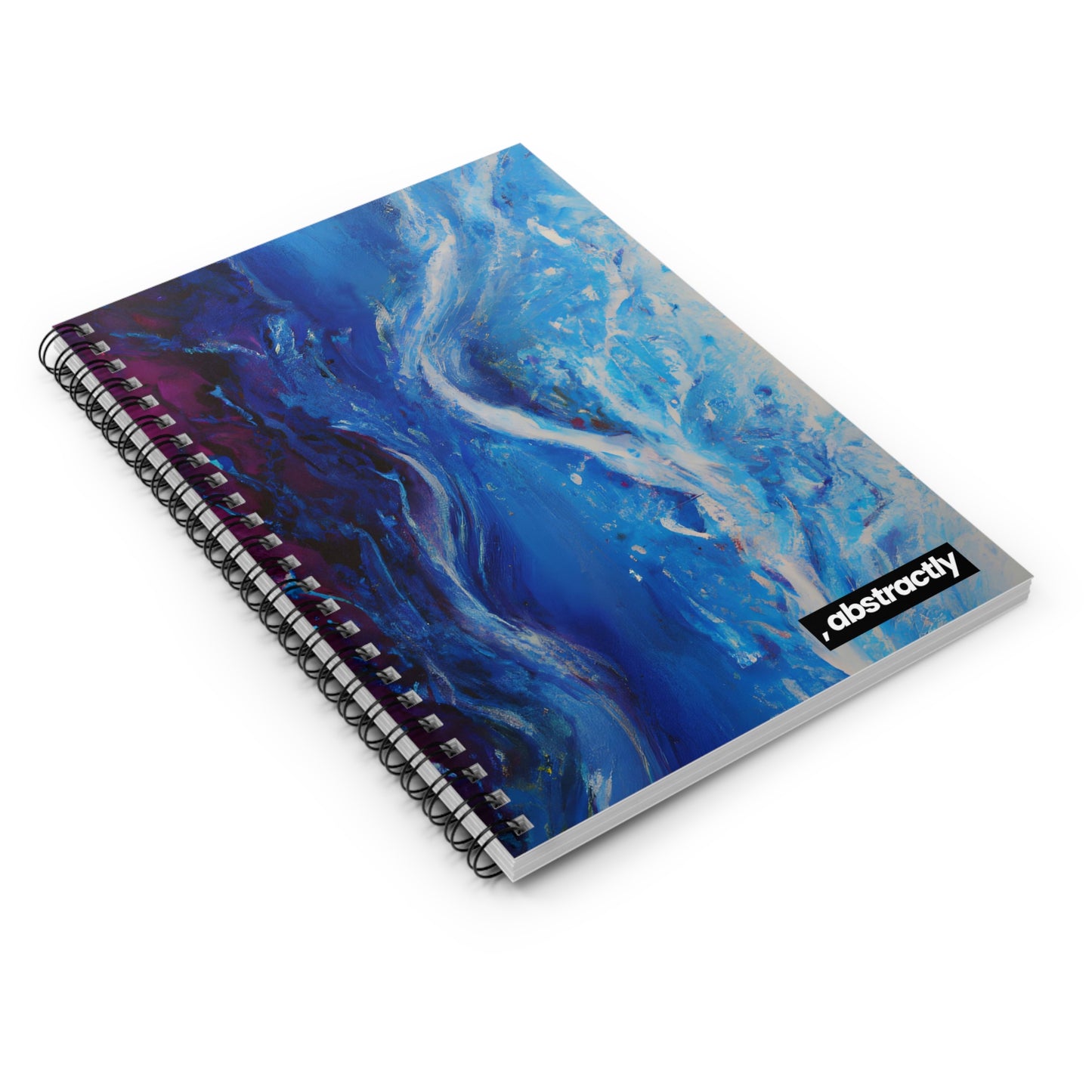 Cerulean Acidum - Chemistry, Abstractly - Spiral Notebook