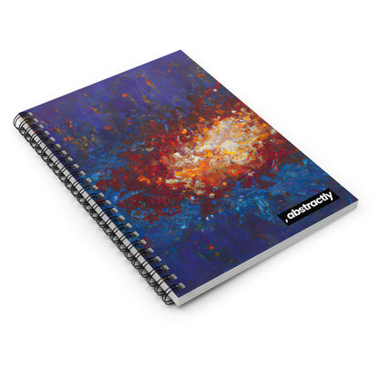 Ethereal Bluestone - Chemistry, Abstractly - Spiral Notebook