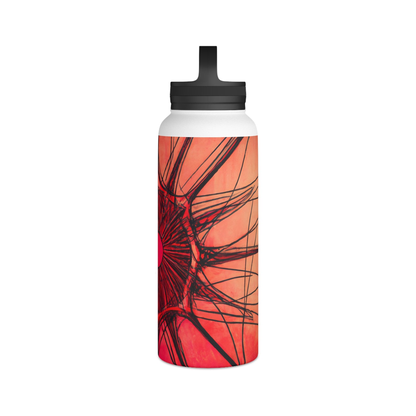 Elizabeth Rutherford - Magnetic Force, Abstractly - Stainless Steel Water Bottle