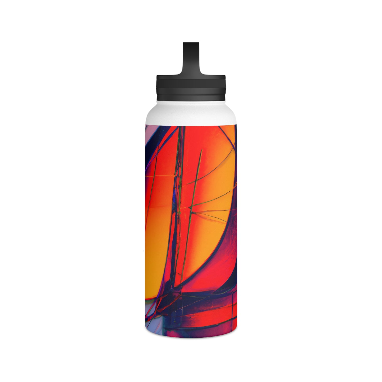 Claudia Henningsen - Air Resistance Force, Abstractly - Stainless Steel Water Bottle