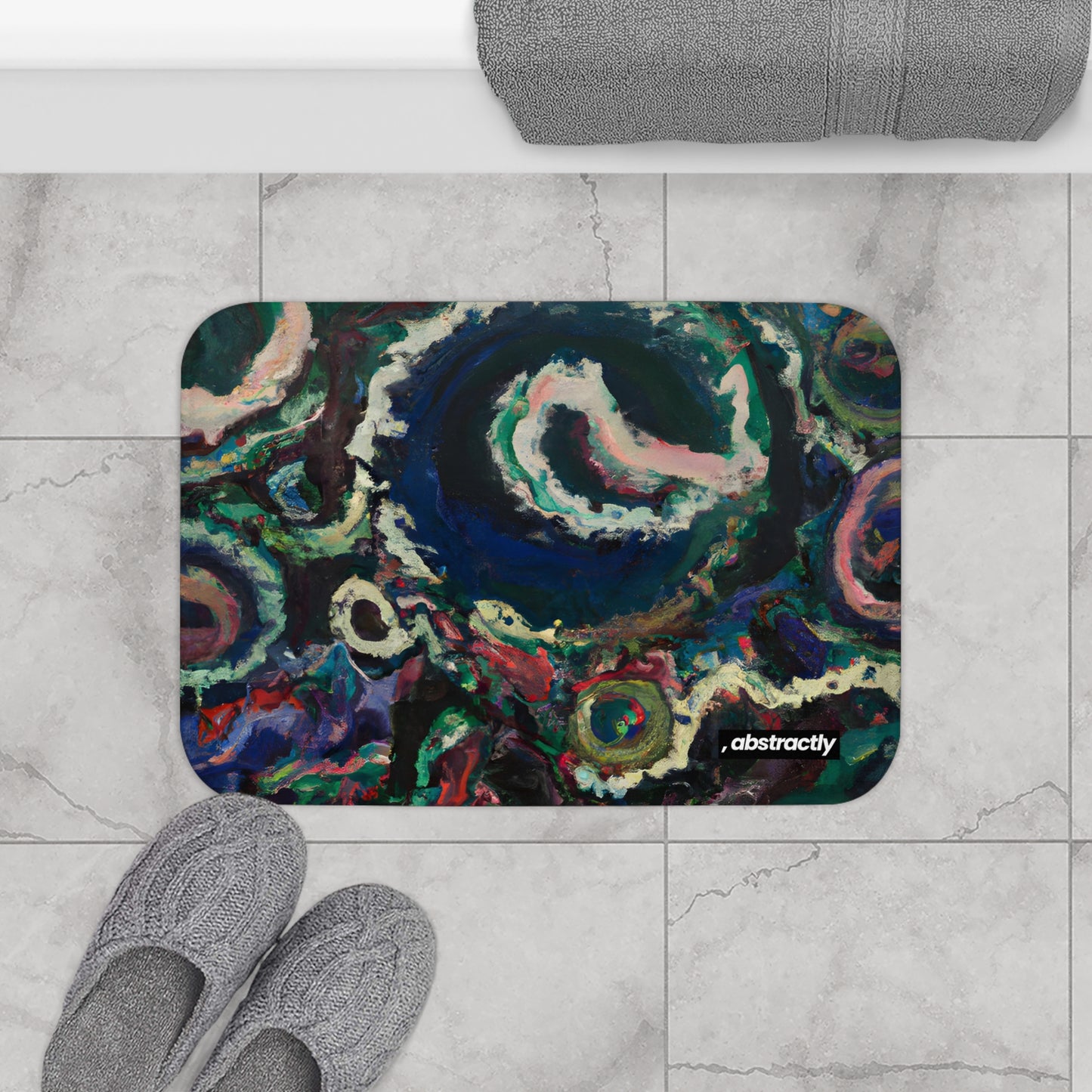 Stellar Silverinium - Chemistry, Abstractly - Bath Mat