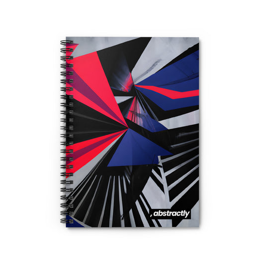 Helena Bruchner - Magnetic Force, Abstractly - Spiral Notebook