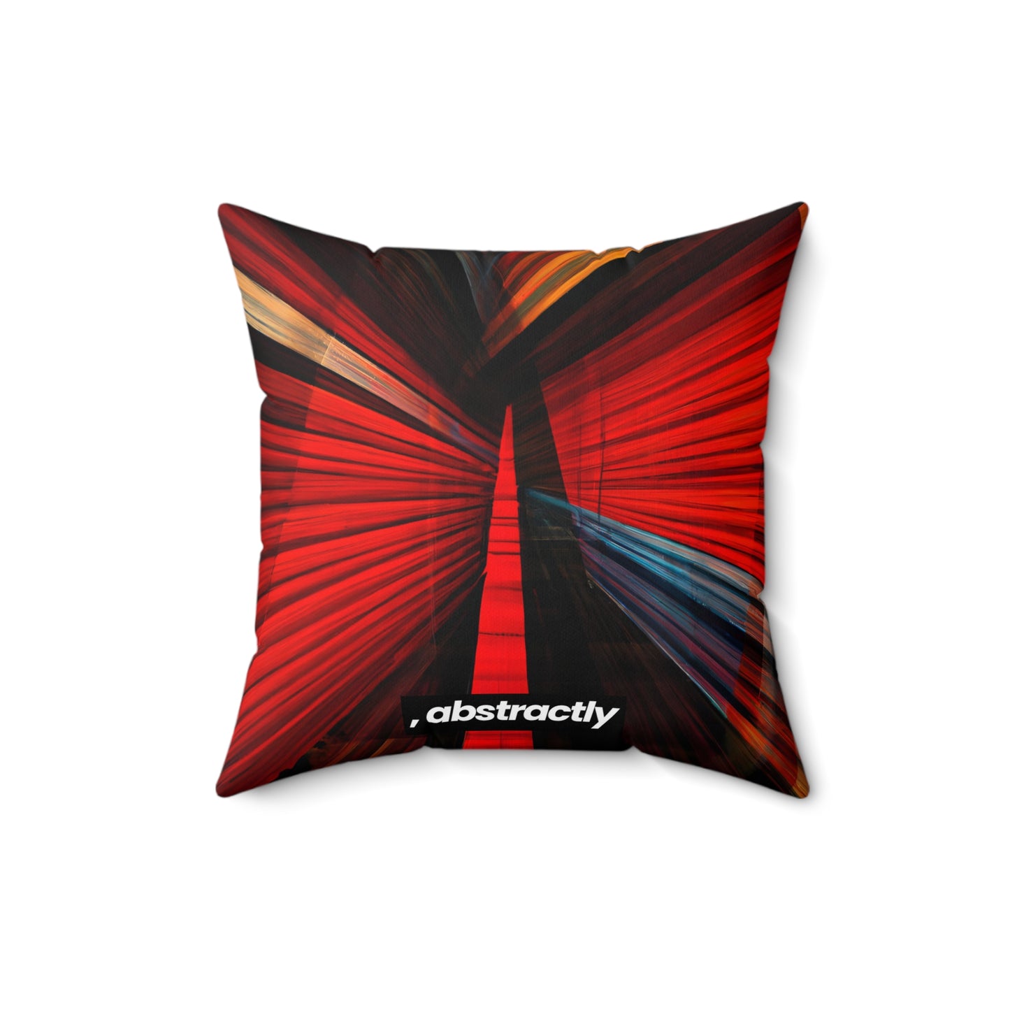 Eleanor Finchley - Electromagnetic Force, Abstractly - Faux Suede Throw Pillow