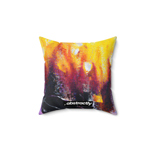 Quantum Fluxium - Chemistry, Abstractly - Faux Suede Throw Pillow