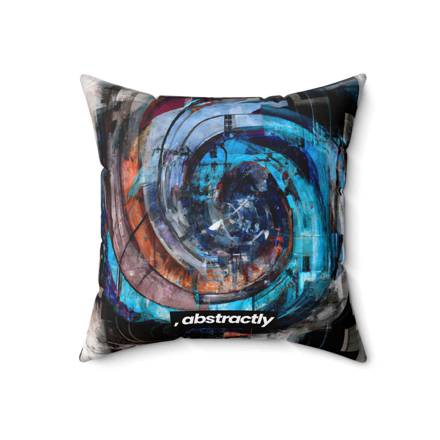 Rose Strauss - Gravity Force, Abstractly - Faux Suede Throw Pillow