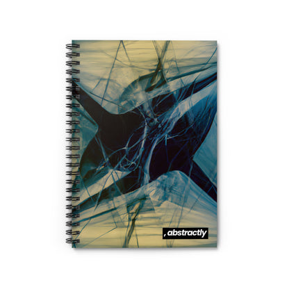 Helen Bertrand - Magnetic Force, Abstractly - Spiral Notebook