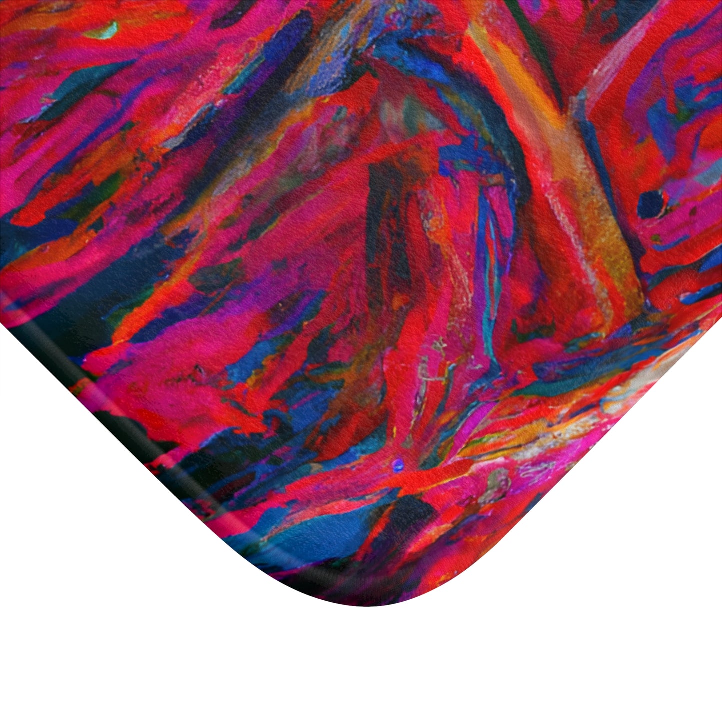 Solarian Crystal Prism - Neon, Abstractly - Bath Mat