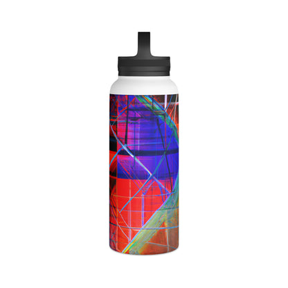 Isabella Rutherford - Gravity Force, Abstractly - Stainless Steel Water Bottle