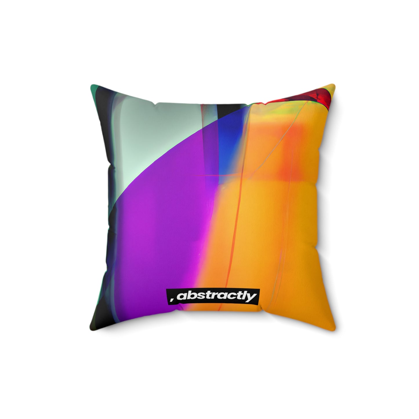 Curtis Klein - Friction Force, Abstractly - Faux Suede Throw Pillow