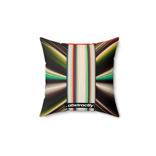 Ingrid Hartmann - Magnetic Force, Abstractly - Faux Suede Throw Pillow