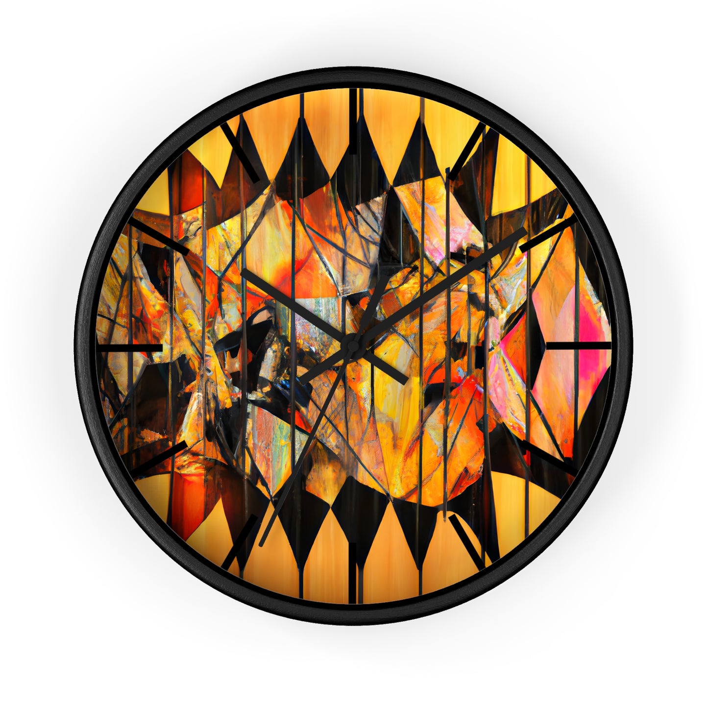 Dorothy Baxter - Magnetic Force, Abstractly - Wall Clock