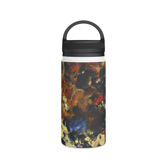 Neonexium Crystal - Chemistry, Abstractly - Stainless Steel Water Bottle