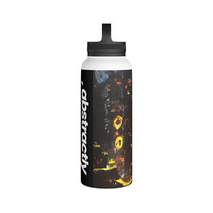 Vertex Capital - Equity, Abstractly - Stainless Steel Water Bottle