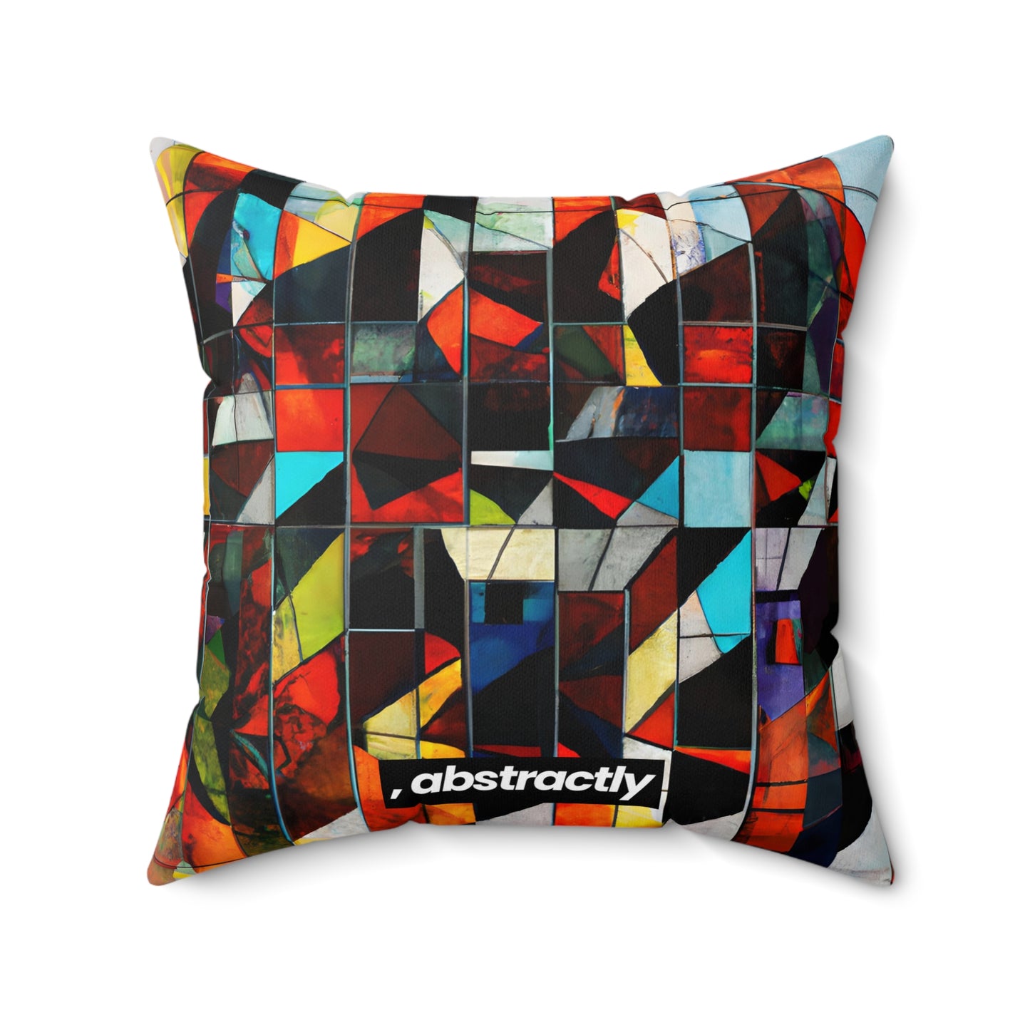 Maxine Cavanaugh - Friction Force, Abstractly - Faux Suede Throw Pillow