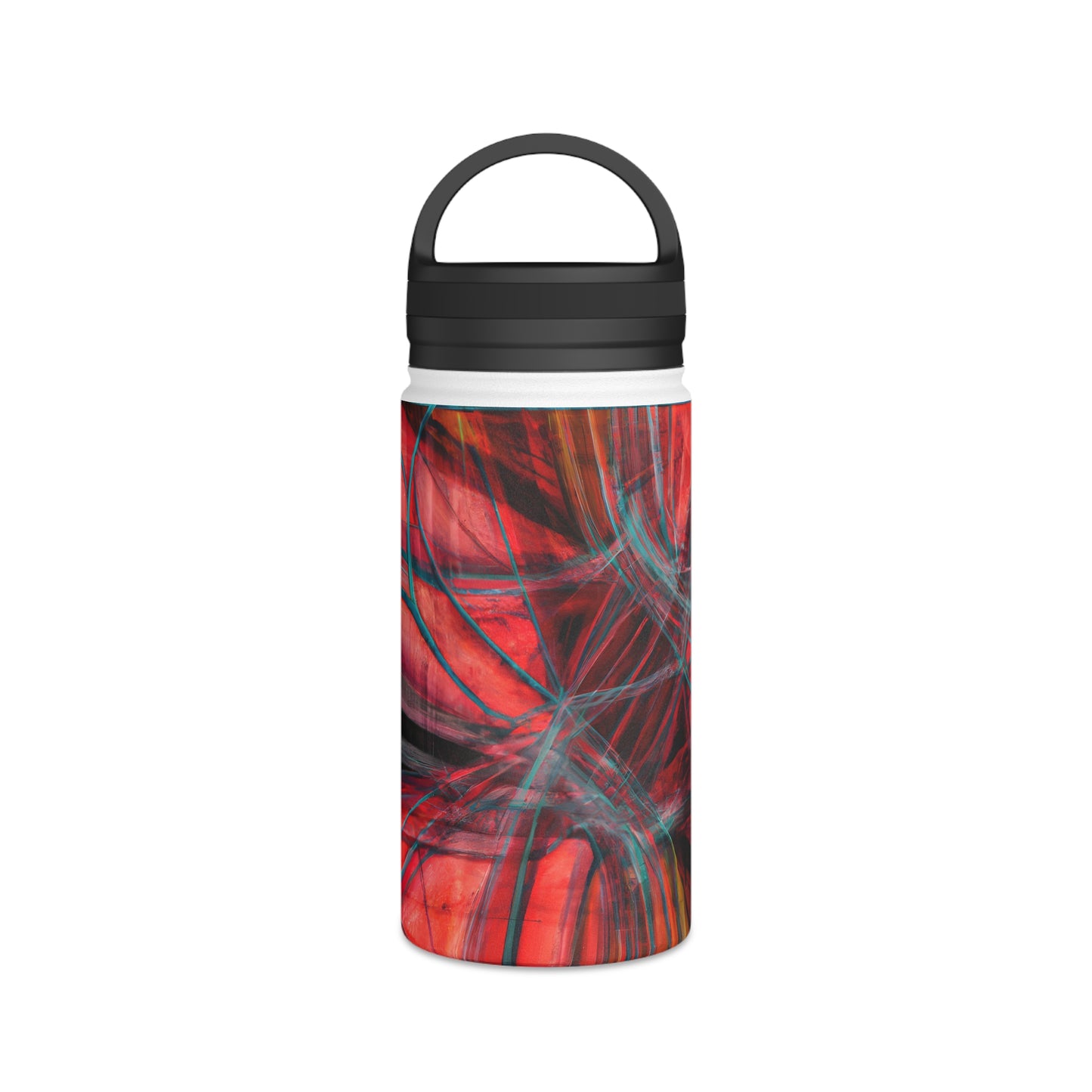 Lois Strauss - Electromagnetic Force, Abstractly - Stainless Steel Water Bottle