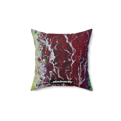 Azure Linxium - Chemistry, Abstractly - Faux Suede Throw Pillow