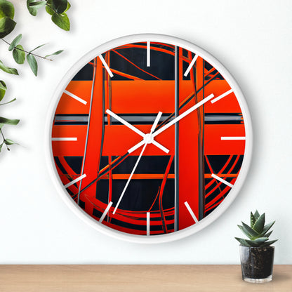 Florence Barclay - Spring Force, Abstractly - Wall Clock