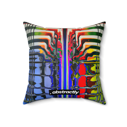 Leonardo Winterbourne - Strong Force, Abstractly - Faux Suede Throw Pillow