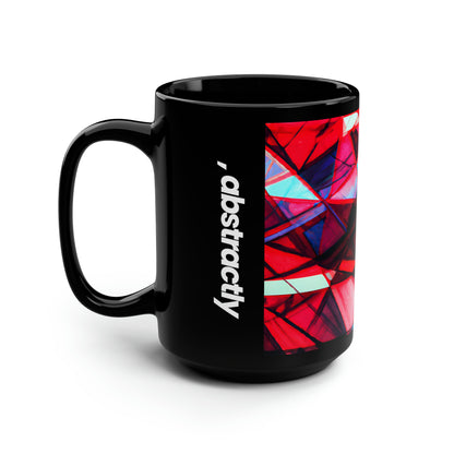 Howard Sternberg - Tension Force, Abstractly - Black Ceramic Mug 15oz