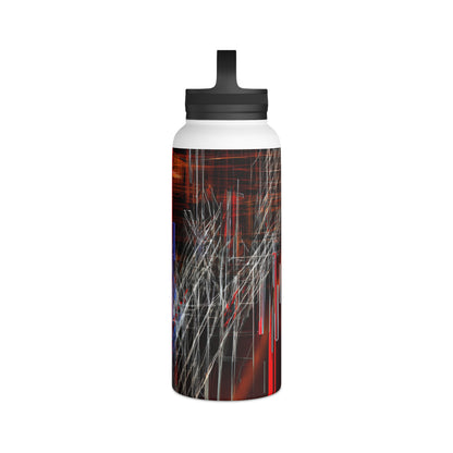 Walter Kleinberg - Strong Force, Abstractly - Stainless Steel Water Bottle