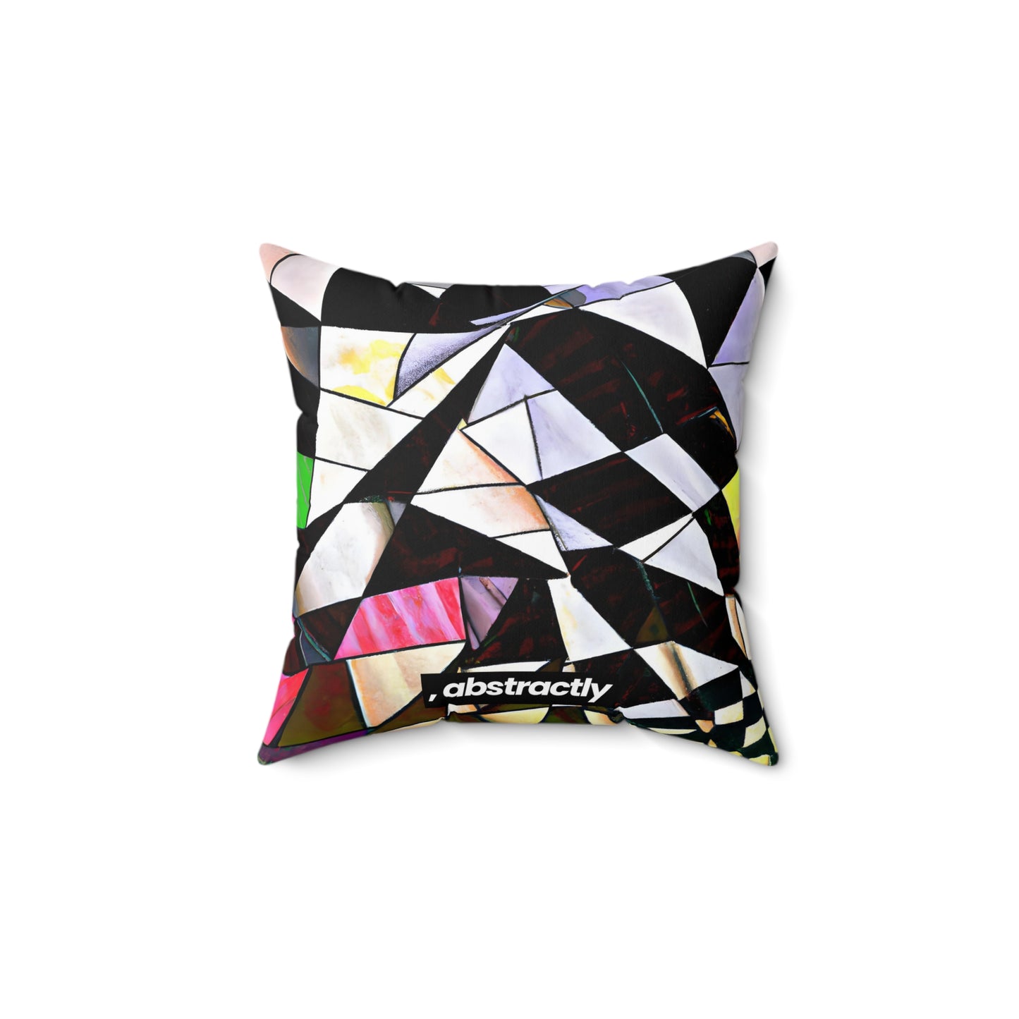 Emmett Baines - Tension Force, Abstractly - Faux Suede Throw Pillow