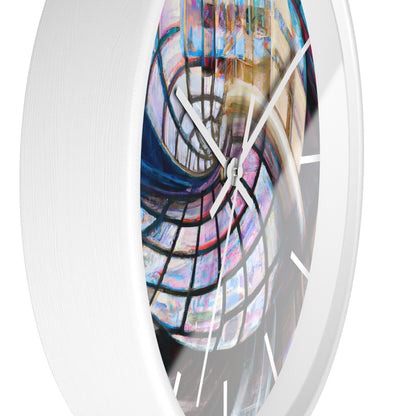 Margaret Haversham - Gravity Force, Abstractly - Wall Clock