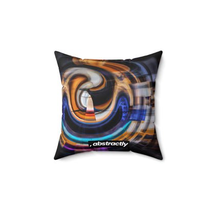 Patricia Sagan - Weak Force, Abstractly - Faux Suede Throw Pillow