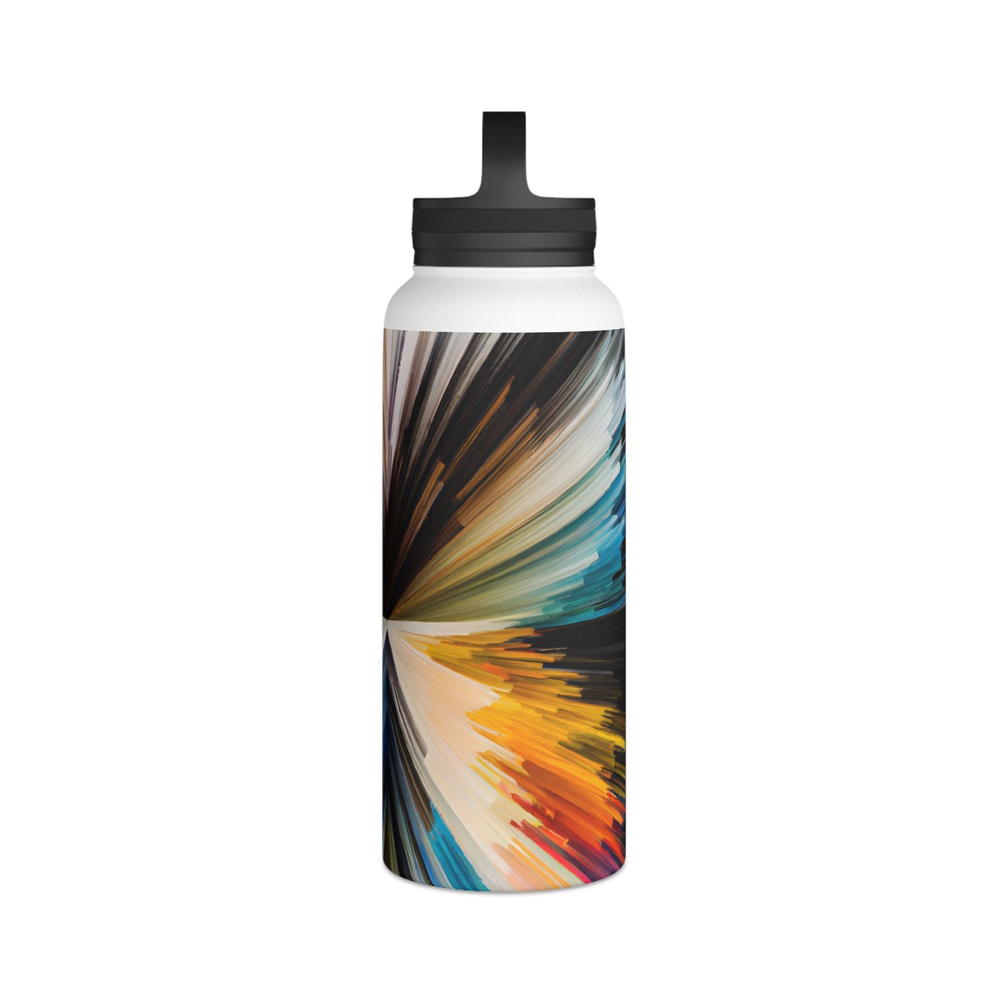 Iris Caldwell - Gravity Force, Abstractly - Stainless Steel Water Bottle