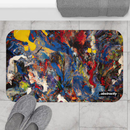 Amber Phosphorus Hexide - Chemistry, Abstractly - Bath Mat