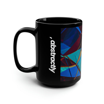 Marvin Hastings - Weak Force, Abstractly - Black Ceramic Mug 15oz