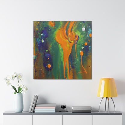 Quantum Sapphire Element - Chemistry, Abstractly - Canvas