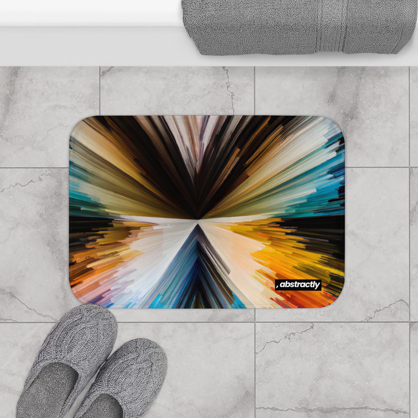 Iris Caldwell - Gravity Force, Abstractly - Bath Mat