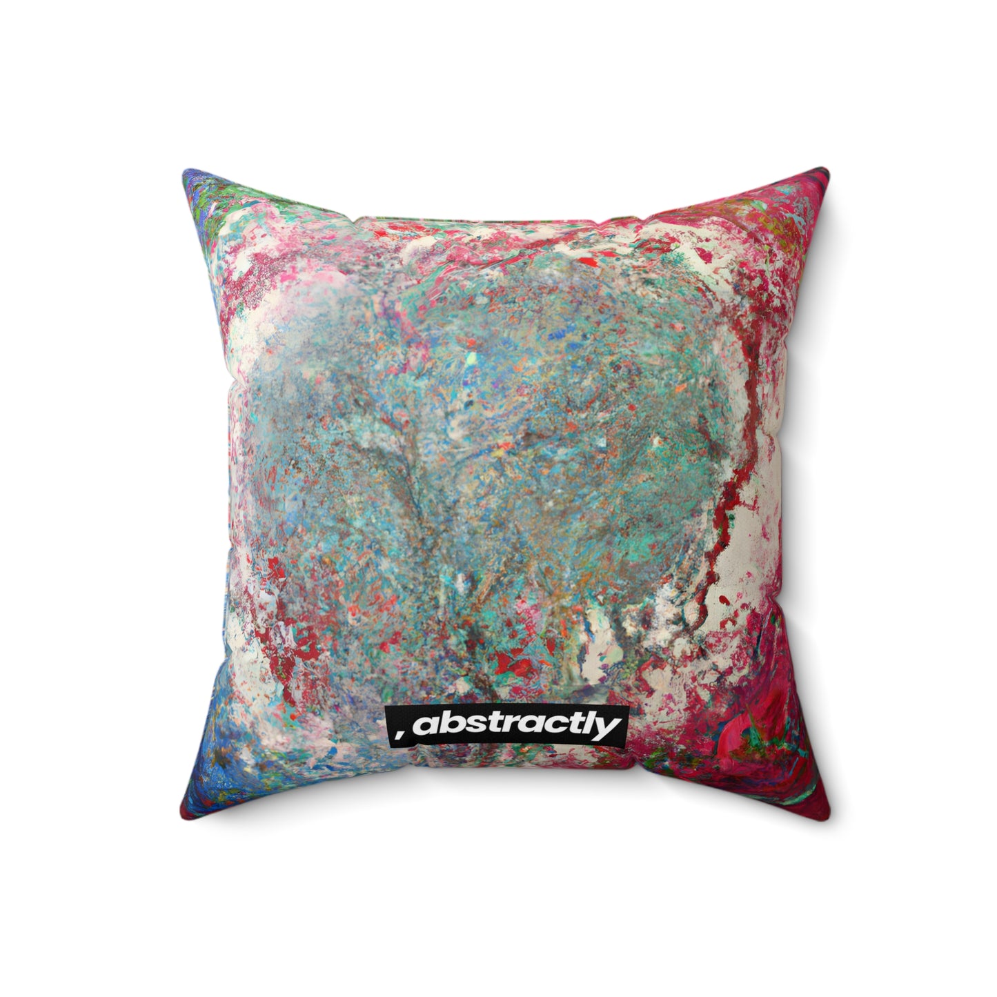 Vanadium Synthetite - Chemistry, Abstractly - Faux Suede Throw Pillow