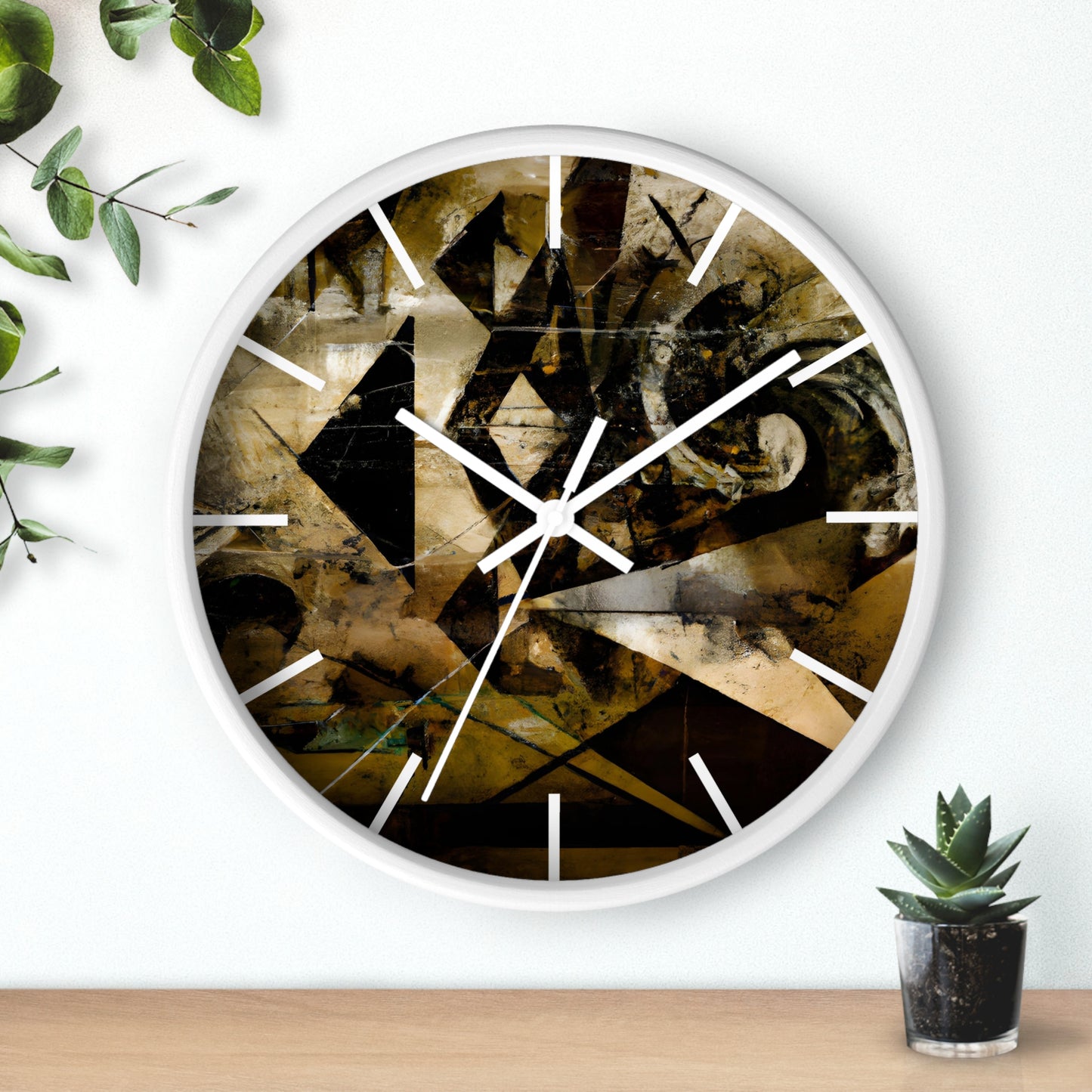 Amelia Barrington - Applied Force, Abstractly - Wall Clock