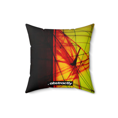 Leonard Sheffield - Magnetic Force, Abstractly - Faux Suede Throw Pillow