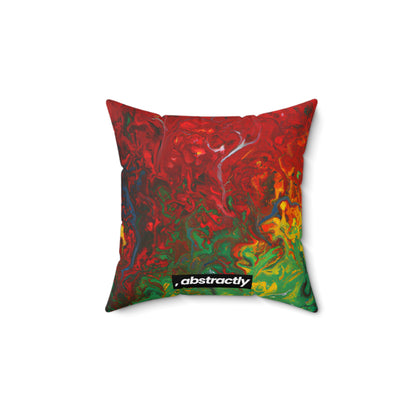 Ionisperse - Chemistry, Abstractly - Faux Suede Throw Pillow