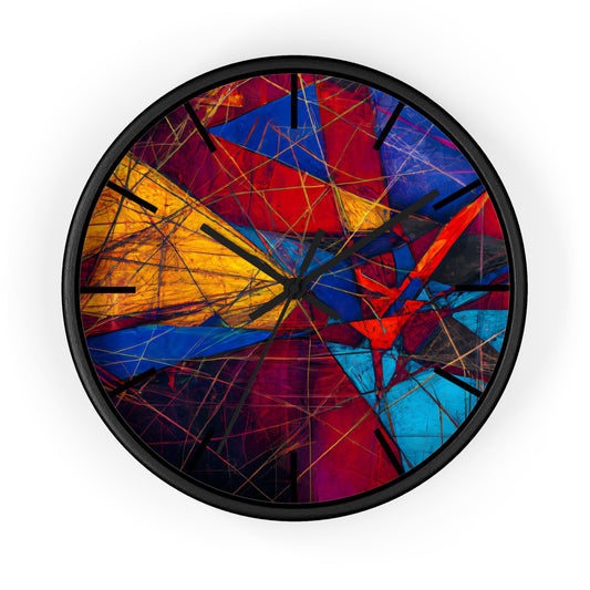 Lillian Thomason - Magnetic Force, Abstractly - Wall Clock