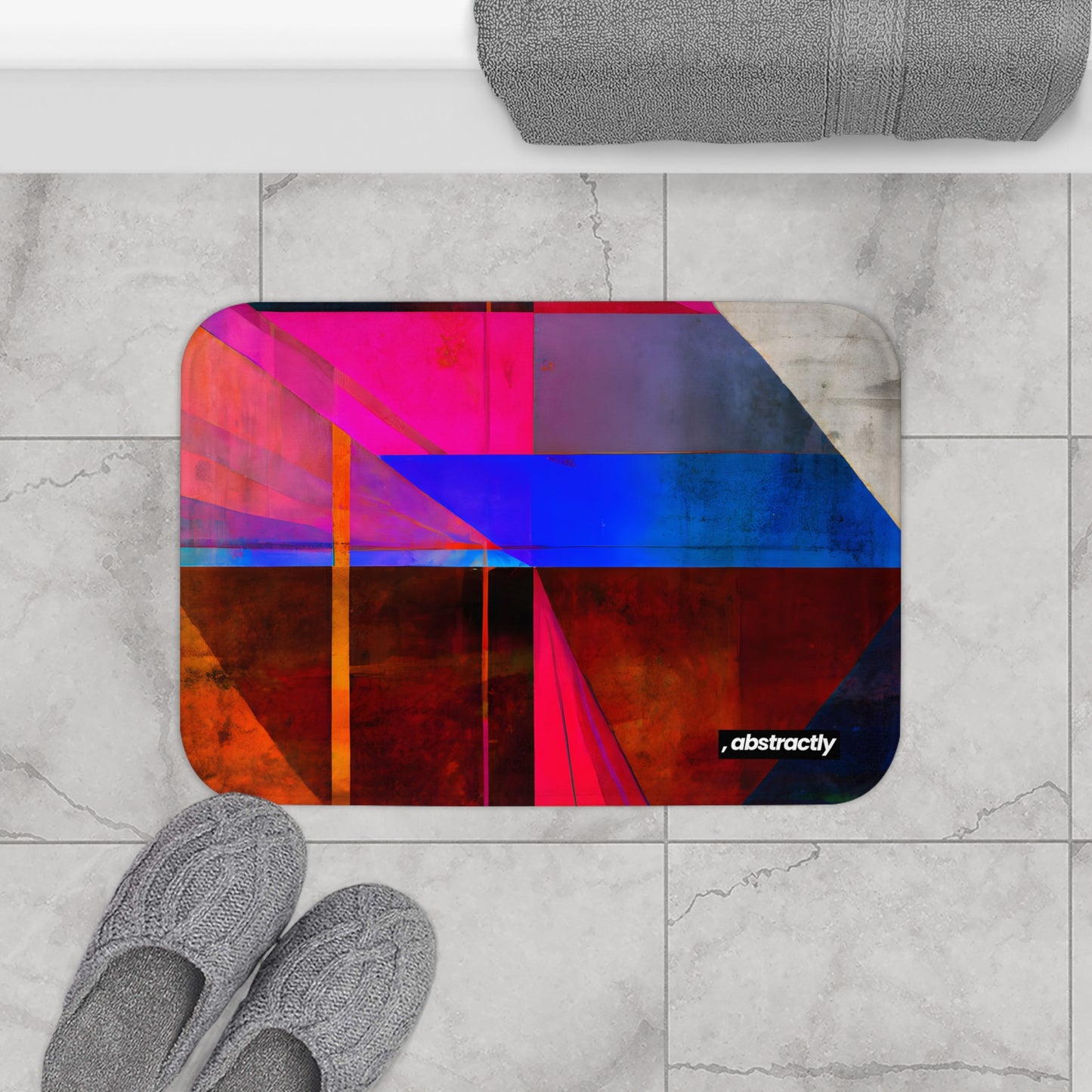 Marion Friesner - Strong Force, Abstractly - Bath Mat