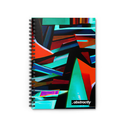 Betty Hawking - Friction Force, Abstractly - Spiral Notebook