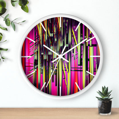 Anastasia Klimenko - Air Resistance Force, Abstractly - Wall Clock