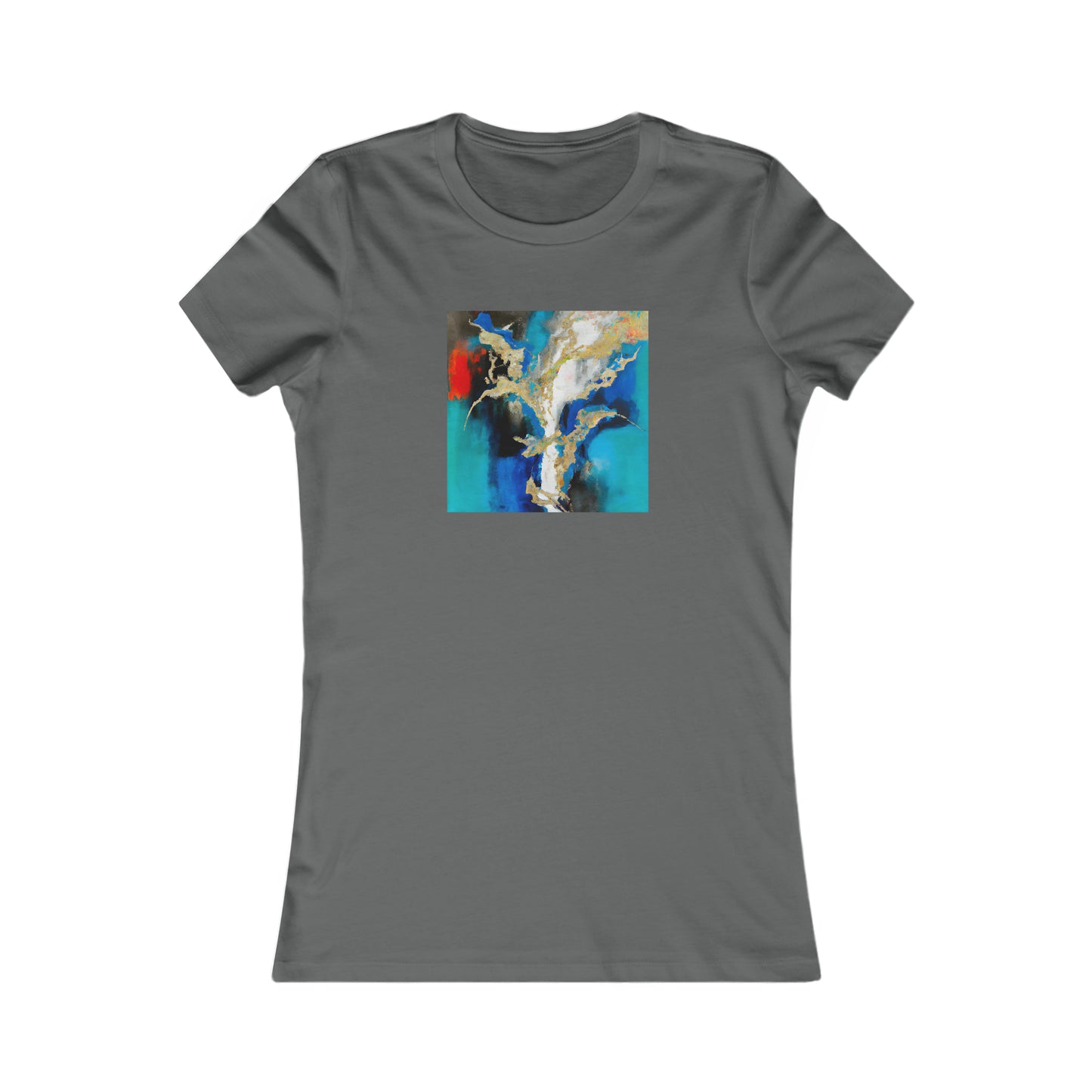 Solar Crystalonium - Hydrogen, Abstractly - Ladies' Cut Tee