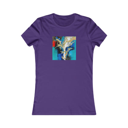 Solar Crystalonium - Hydrogen, Abstractly - Ladies' Cut Tee