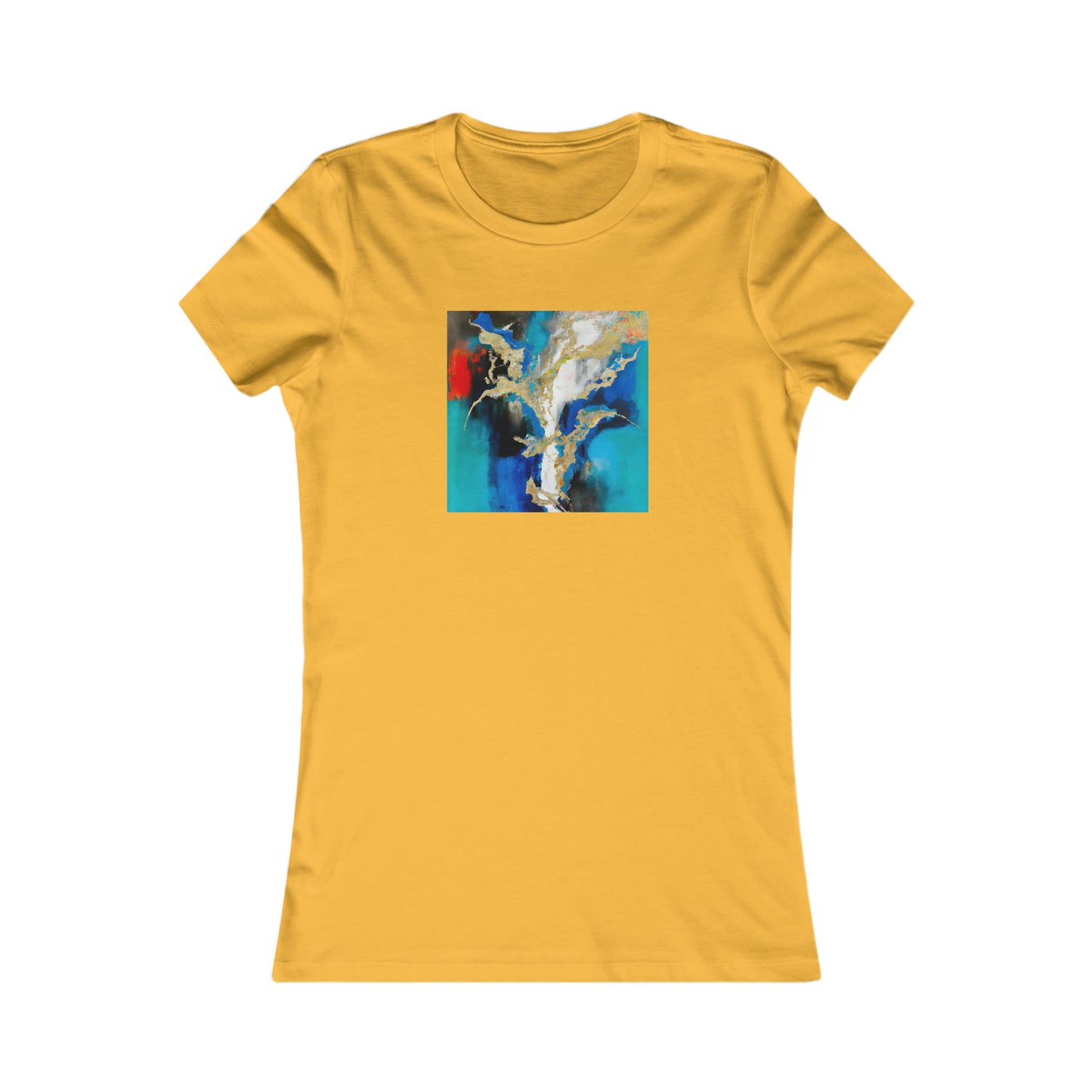 Solar Crystalonium - Hydrogen, Abstractly - Ladies' Cut Tee