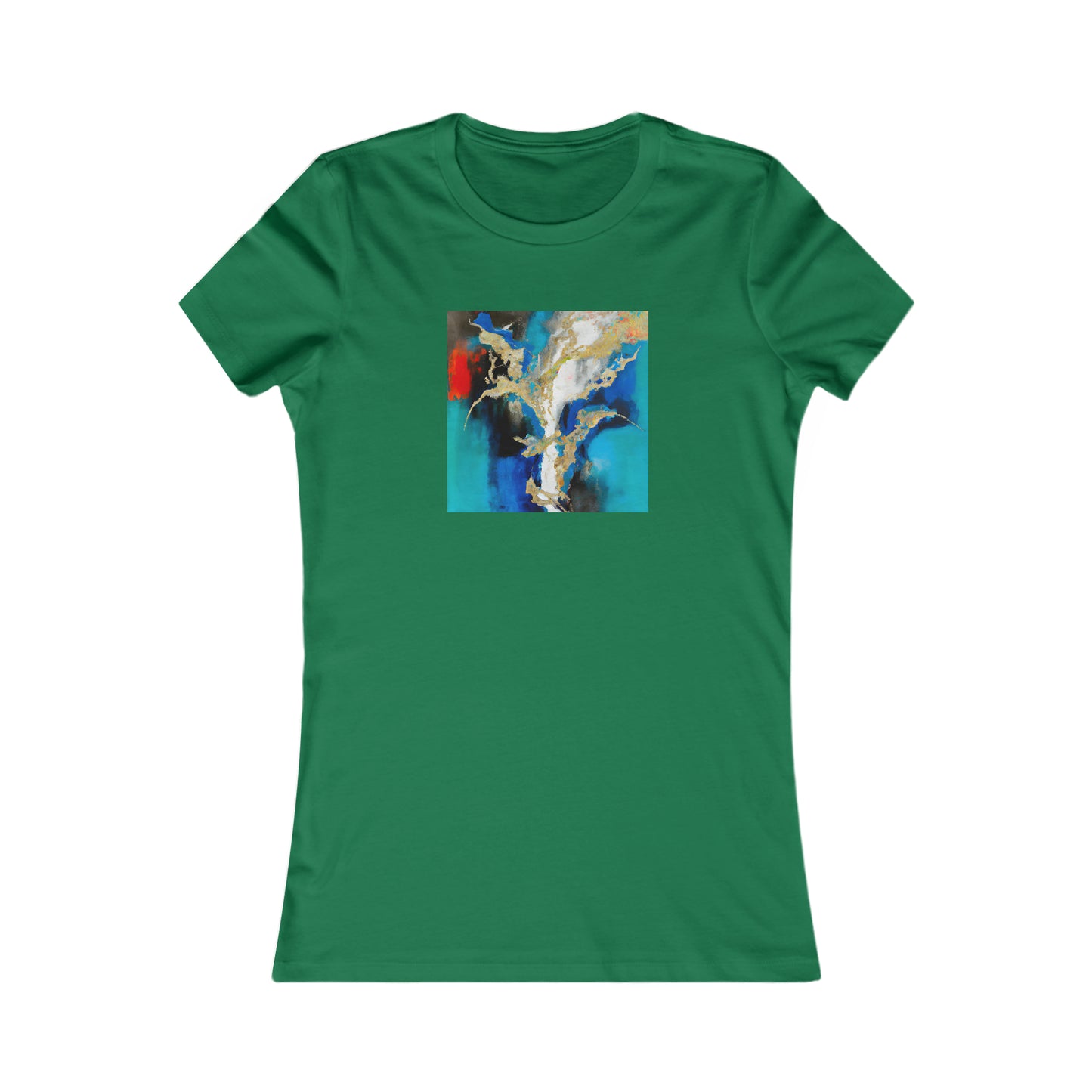 Solar Crystalonium - Hydrogen, Abstractly - Ladies' Cut Tee