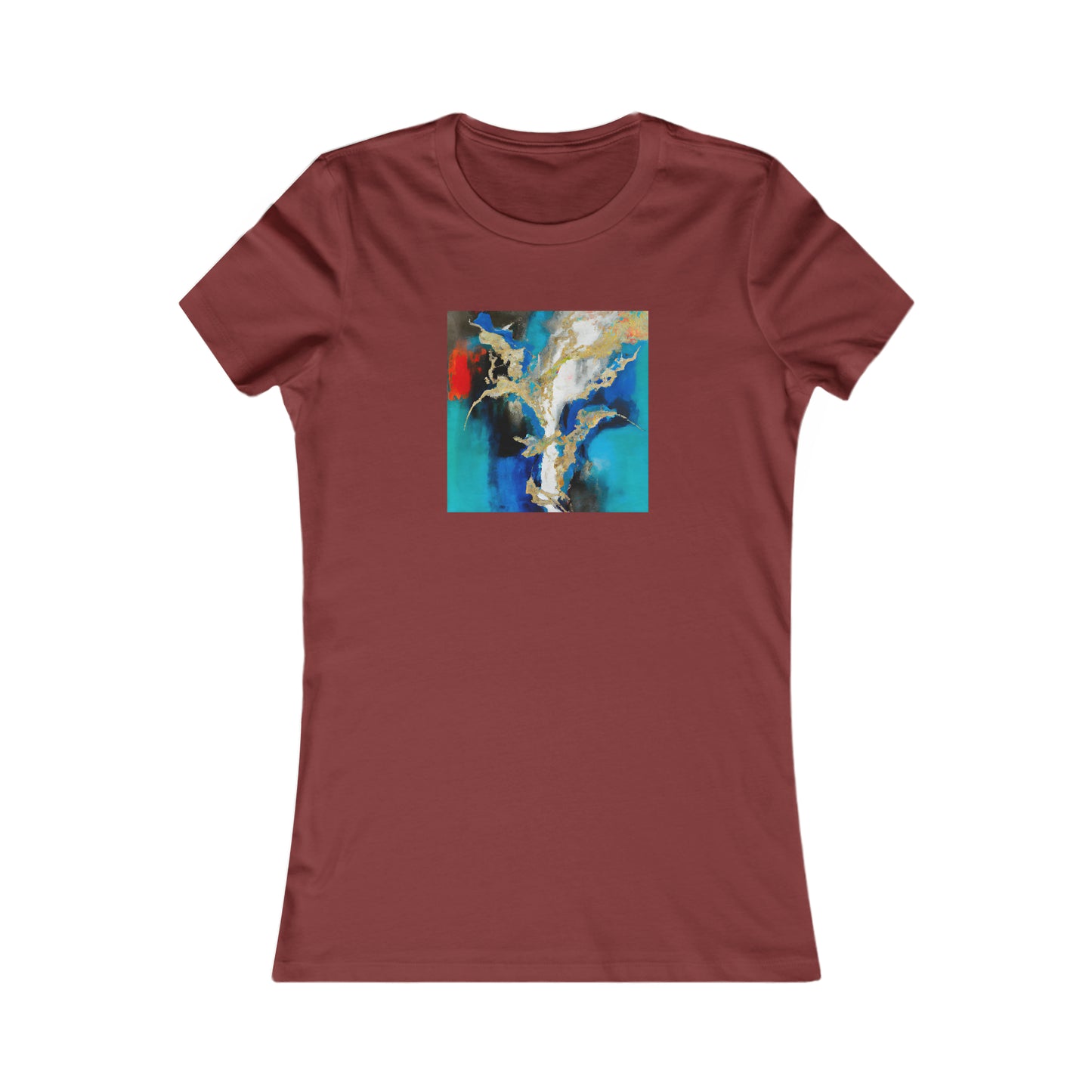 Solar Crystalonium - Hydrogen, Abstractly - Ladies' Cut Tee