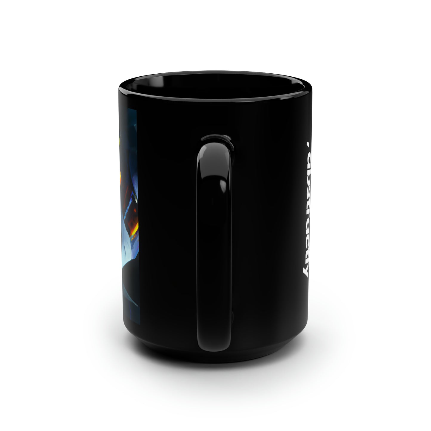 BluePeak Financial - Depreciation, Abstractly - Black Ceramic Mug 15oz