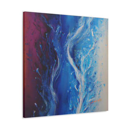 Cerulean Acidum - Chemistry, Abstractly - Canvas