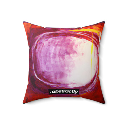 Quazarium Crystalite - Vanadium, Abstractly - Faux Suede Throw Pillow